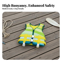 Flotation Vest Lightweight Buoyancy Aid Buoyancy Vest Adjustable Straps Watersports Safety Jacket Long-Lasting for Adults