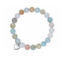 Heart Charm Bracelet with Message Card Keepsake Design for Daughter