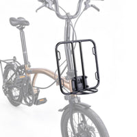 Front Bike Cargo Rack tube Front Bike Rack with Elastic Cord Rectangular for Commuters, Cyclists, Commuting, Errands