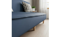 Space-Saving Foldable Sleeper Sofa 3-Position Adjustable Folding Sofa Bed Skin-Friendly Material Modern Minimalist Loveseat Bed High-Density Foam for Rental Homes, Small Apartments