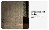 Folding Roman Blind Wabi-Sabi design Roman Shade Natural Aesthetic for Restaurant