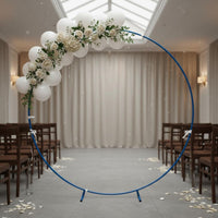 Round Balloon Arch Stand Indoor and Outdoor Use Wedding Balloon Hoop Sturdy Metal Circle Arch for Party