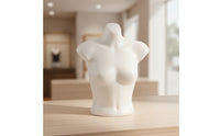 Bra Display Torso Tabletop Female Mannequin Torso Molded Fashion Form for Photographers, Product Photography