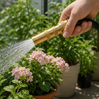 Garden Hose Nozzle Adjustable Garden Hose Nozzle Sprayer Knurled for Gardeners, Homeowners, Gardening, Car Washing, Patio