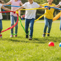 Colorful Design Multi-Directional Pull Rope Cooperative Stretchy Band for Students, Outdoor