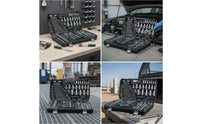 Versatile Automotive Repair Tool Kit Organized Mechanic Tool Set Portable Socket Set with Case Compatible for Workshop