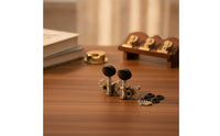 Tuning Machine Set with Screws Floral String Instrument Tuning Pegs Exposed Gear Tuner for Luthier