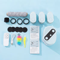 Rechargeable Cat Teaser with Controller Motorized Electric Cat Teaser Interactive Hands-Unrestricted for Indoor Cats, Kittens, Living Room, Apartment