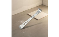 2 Pieces Rust Resistant Stainless Steel Pry Bar Sturdy Nail Puller Crowbar Heavy Duty for Woodworking, Construction
