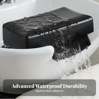 Waterproof Shampoo Bed Pillow Ergonomic Design Thai Design Shampoo Pillow Easy to Clean for Barbers, Hairstylists, Barbershop, Beauty Parlor