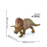 Triceratops Figurine Realistic Triceratops Model Dinosaur Figurine Plastic Dinosaur Figure Accurate for Collectors, Shelf Decor