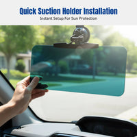 Universal Sun Visor, Windshield Cover for Mobility Tricycle, Quadricycle, Suction Mount, Quick Install, Adjustable Angle
