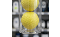 3 Pieces Gift Box Set Golf Ball Tube PC Material Golf Ball Storage Tube Portable Sports Gear with Lid