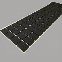 Black Round EVA Foam Adhesive Pads for Furniture, Anti-Collision Foam Pads for Table Protector Cabinet Doors