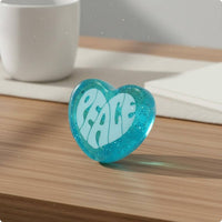 Soft Heart Stress Ball Portable Heart Press Toy Fun Slow Rebound Stress Ball for Office, Travel