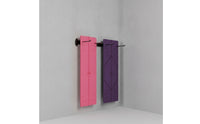 Stretching Exercise Mat Holder with Adjustable Arms Wall Mount Stretching Exercise Mat Holder Heavy-Duty Gym Organizer for Yogis
