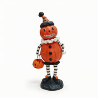 Resin Figurine with Base Halloween-Themed Character Sculpture Carved Decorations for Collectors, Shelf, Entryway Table
