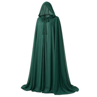 Hooded Cape Translucent Hooded Cloak Lightweight for Photo Shoots, Masquerade