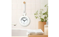 Moisture-Proof Waterproof Bathroom Timekeeper Anti-Fog Mini Suction Cup Timekeeper Minimalist Design Timekeeping Device Compact Size for Kitchen