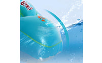 Baby Swim Buoyant Device with Canopy Foldable Young Child Swim Loop Long-Lasting