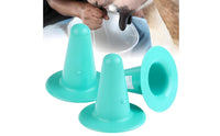2 Pieces Wear Resistant Milking Machine Teat Stopper Soft and Flexible Silicone Teat Plug for Barn