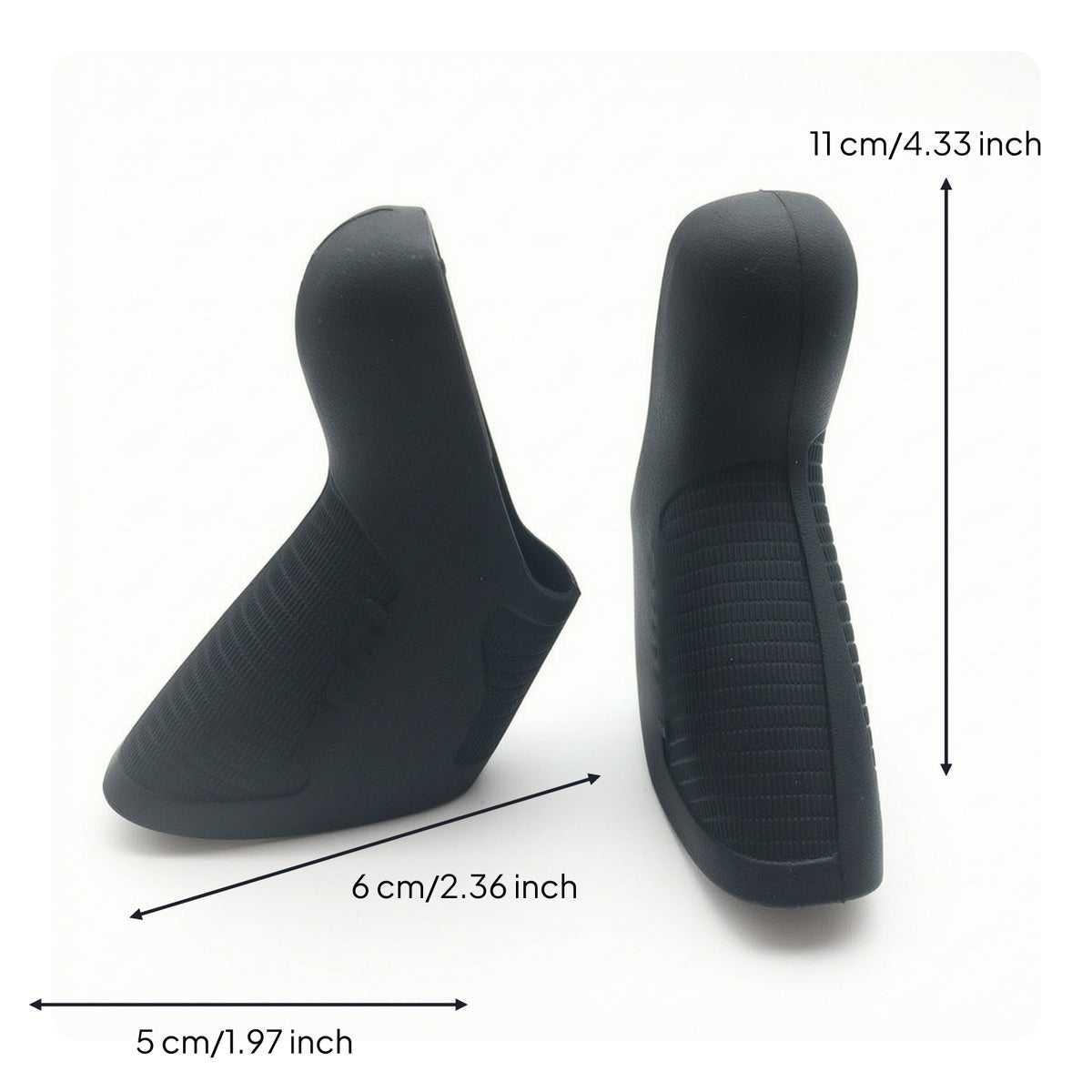 Silicone Shifter Hood Covers with Textured Grip Mechanical Road Shifter Covers Replacement Brake Lever Hoods