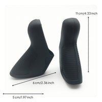 Silicone Shifter Hood Covers with Textured Grip Mechanical Road Shifter Covers Replacement Brake Lever Hoods