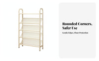 Space-Saving Design Slim Multi-Layer Rack Vertical Storage Multi-Tier Shoe Shelf Stable and Long-Lasting Household Organizer Sturdy Structure for Apartment Dwellers, Homeowners, Small Areas, Entryway, Hallway, Dorm Room