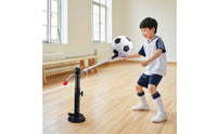 Indoor Soccer Training Device with Suction Cup Height-Adjustable Football Training Aid with Suction Cup Portable for Beginners, Kids, Home, Living Room