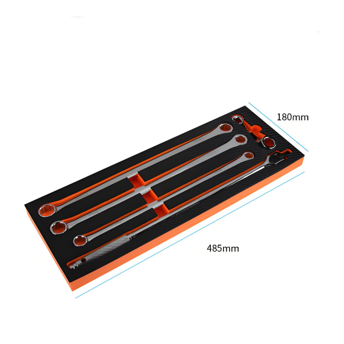 5 Pieces Wheel Alignment Wrench Set Full Size Range Double Box End Wrench Set Vanadium Steel Metal Tool Tool for Auto Mechanics