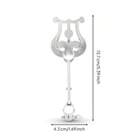 Music Clip with Instrument Clamp Lightweight Music Sheet Clip Compact Musical Accessory for Marching Band Members