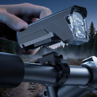 Bike Light with Battery Display Slim for Night Riding, Commuters