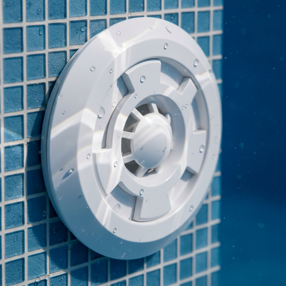 Low-Profile Flush Mount Pool Fitting ABS Pool Inlet Fitting Smooth Water System Part Round