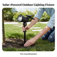 Waterproof Solar Powered Solar Light Wireless Outdoor Solar Light Easy Installation for Lawn, Patio, Pathway