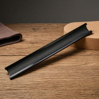 Textured Inner Surface Cue Tip Shaper Open Channel Cue Tip Grinder 23 Cm Game Accessory Smooth Black Finish