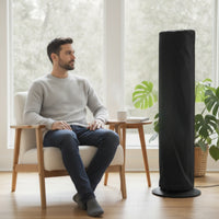 Standing Fan Cover with Drawstring Adjustable Standing Fan Cover Easy to Install for Living Room