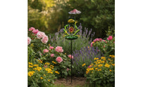 Frog Garden Stake Whimsical Yard Art Weather-Resistant Lawn Ornament for Gardeners, Homeowners, Patios