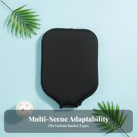 Water-Resistant Pickleball Paddle Cover Scratch Protection Neoprene Racket Protector Zipper Closure for Travel