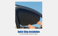 Car Window Tint Cling Film, Heat Insulation, Universal Side Window Curtain, Privacy Protection