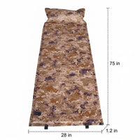 Inflatable Mattress with Automatic Inflation for Camping, Portable Air Bed and Air Mattress with Built-in Pillow, Durable Outdoor Sleeping Mat