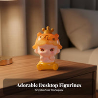 Shine in Dim Conditions Astrological Doll Cartoon Astrological Sign Figure Miniature Resin Decoration Surprise Box Toy