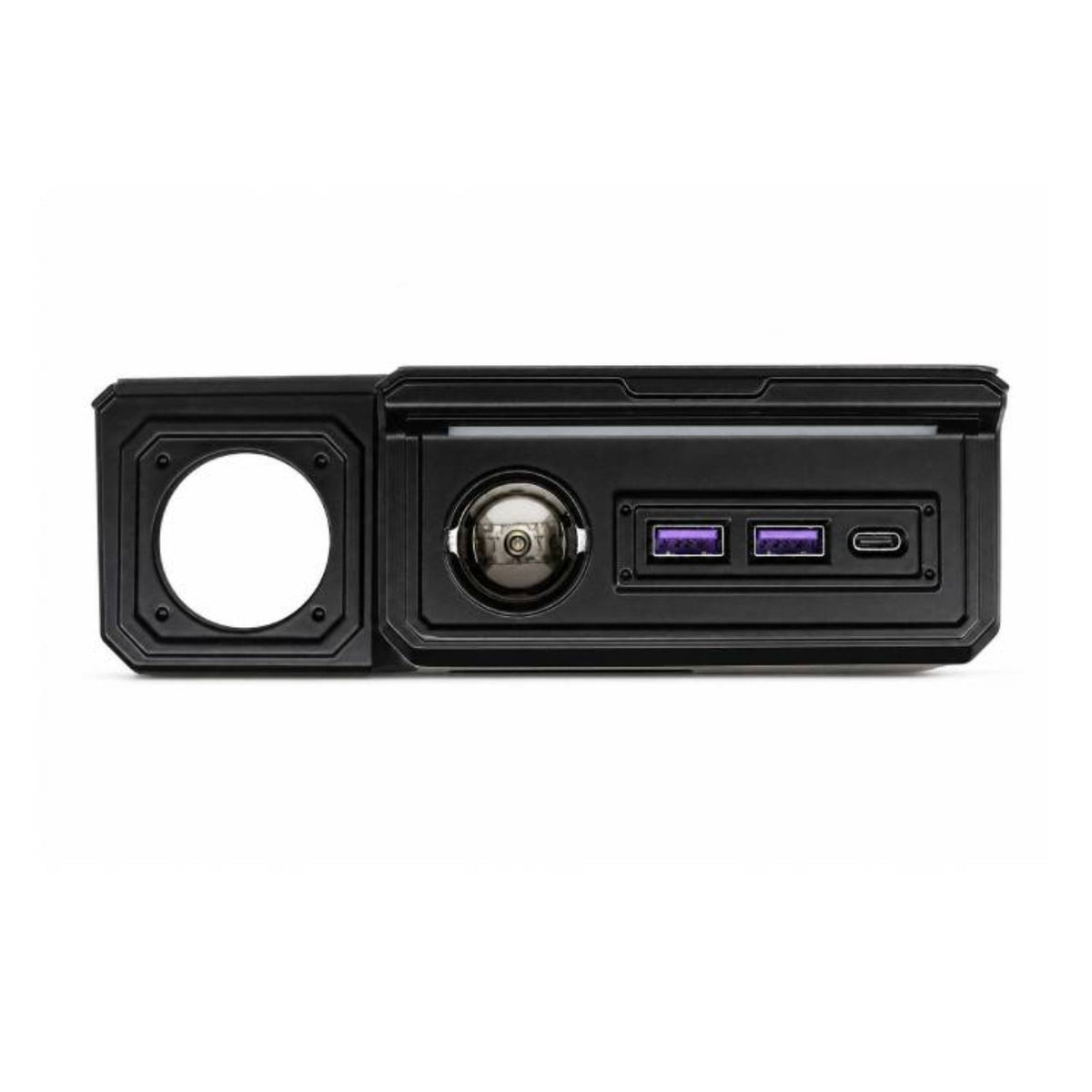 Console Panel with USB Ports Easy Installation Center Console Interface Socket USB Port Panel Rugged Car Adapter Long-Lasting
