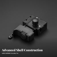 Easy Installation Electric Drill Variable Speed Switch Anti-Slip Knob Hand Drill Forward Counter-Rotation Switch for Replacement, Repair
