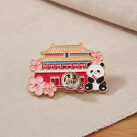 Forbidden City Brooch Pin Souvenir Gift for Kids and Friends