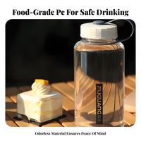 With Tea Infuser Plastic Water Bottle Complimentary Large Capacity Water Bottle Leak-Proof for Outdoor Enthusiasts, Athletes, Travel, Gym