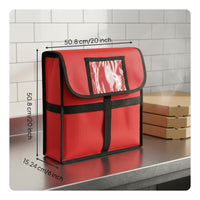 pizza delivery bag Heavy Duty Insulated Meal Carrier Bag Water Resistant Thermal Food Carrier for Caterers, Restaurants