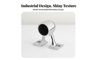 Yacht Handrail Bracket Seawater Yacht Rail Stanchion Base Boat Handrail Base Rust Resistant Boat Guardrail Mount