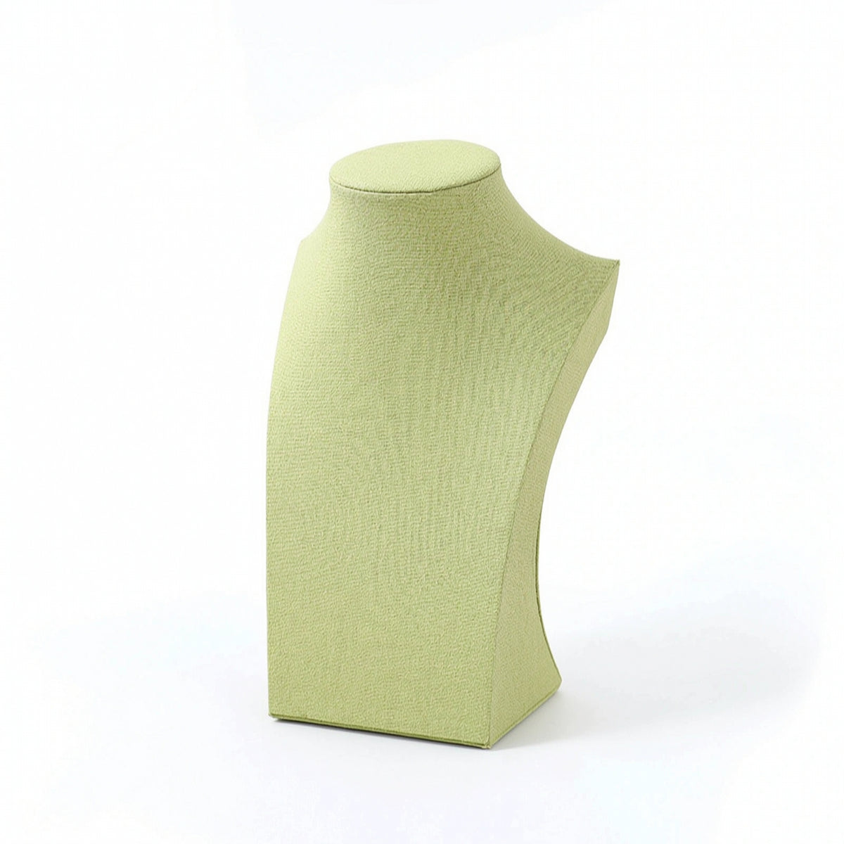 Necklace Display Stand Linen-Textured Necklace Bust Display Stand Jewelry Bust Tabletop Pendant Chain Organizer Boutique-Style
