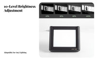 Multi-Format Support LED Film Copying Light Box Adjustable Brightness Slide and Negative Copier Even Illumination for Archiving, Home Studio