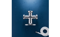 Single Cross Bollard 316 Stainless Steel Cross Bollard Mirror Polished Mooring Bitt for Yacht Builders, Boats, Yachts, Docks